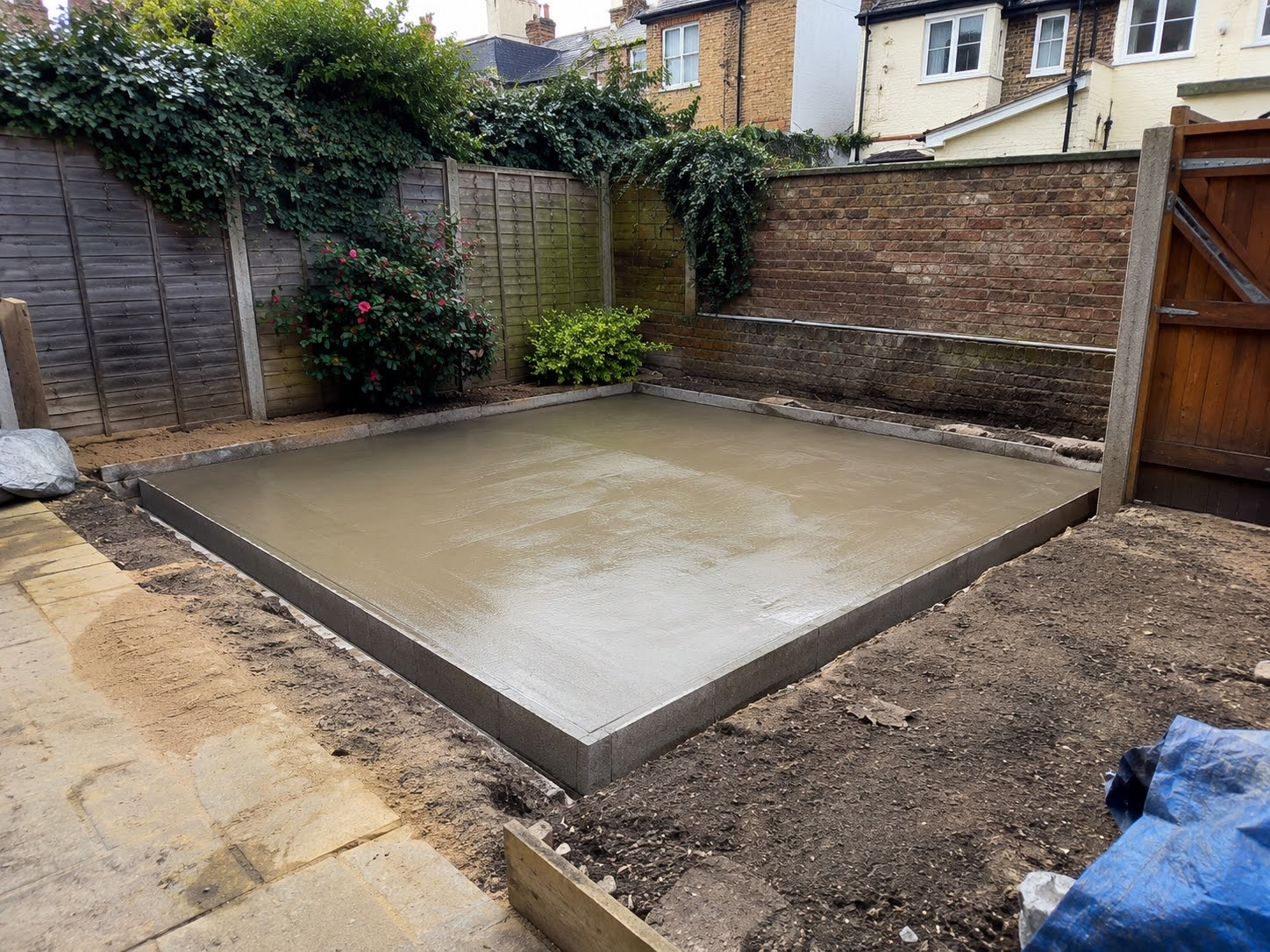 Local enfield concrete base installed & fitted