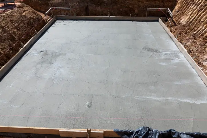 Palmers Green completed base fitted in garden